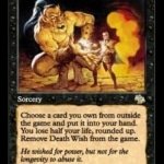 Death Wish - MTG Life Cost